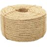 vidaXL Köysi 100% Sisal 10 mm 50 m