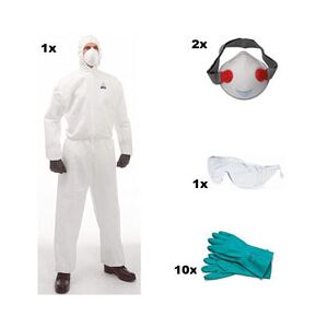 Kit Complet de Protection Corporelle pour Traitement Bois, Traitement Charpente