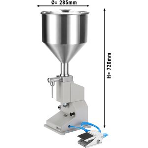 GGM GASTRO - Remplisseuse pneumatique - avec pédale - pour liquides & pâtes