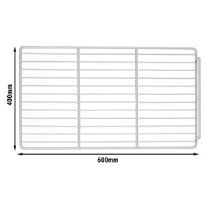 GGM GASTRO - Grille de support plastifiée - EN 600 x 400 mm - blanc