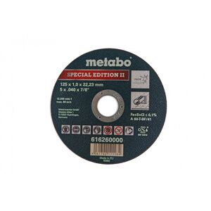Metabo 125 x 1 mm. Disque à tronçonner pour acier inoxydable - Special Edition II