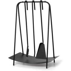 ferm LIVING - Ensemble de cheminee Port, noir