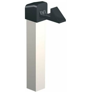 - Arrêt Aluminium Laqué, H.380 x L.45 x P.138 Mm