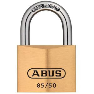 Abus - Cadenas cylindrique 85/50 largeur du corps de verrou 50 mm verrouillage multipoints laiton - Publicité