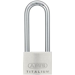 Abus - Cadenas cylindrique 64TI/50HB80 gl largeur du corps de verrou 50 mm Titalium fermeture identique 6511 - Publicité