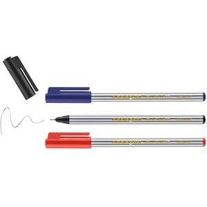 - 4-89-3-1999 Stylo feutre fin noir, rouge, bleu 0.3 mm 3 pc(s) Q156903