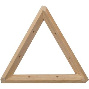 Equerre triangle en pin brut 20 cm