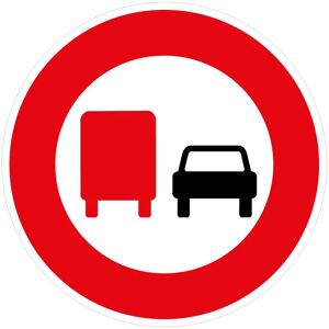 Signaletique.biz France - Panneaux de signalisation routière provisoires Panneaux de signalisation pas chers en Comacel - Interdiction aux camions de - Publicité