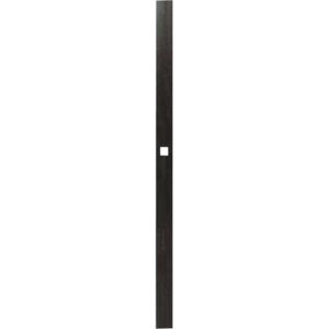 Tringle en acier phorétique noir longueur 1500 mm pour espagnolette plate