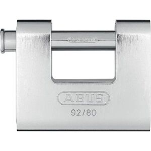 Abus Cadenas blindé rectangulaire monobloc 80mm en acier 92-80 - - 92/80 - Publicité