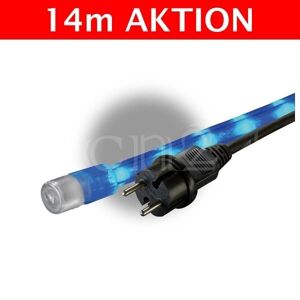 Cordon lumineux LED Set 14m bleu - AKTION