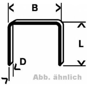 BOSCH Agrafes a fil fin type 58 - 13 x 0.75 x 12 mm - Lot de 1000 - Publicité