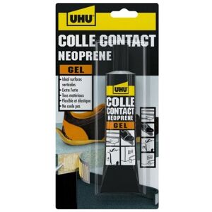 Colle contact néoprène Gel - universelle et super forte - tube 120 g Uhu