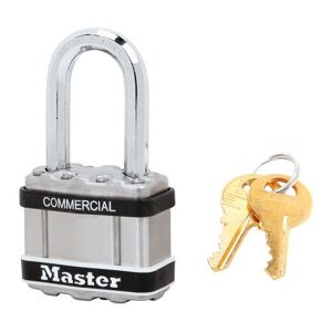 Masterlock Master Lock Excell Laminated Stainless Steel 44mm Padlock M1EURDLFSTSCC - Publicité