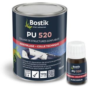 Colle polyuréthane PU 520 + durcisseur BOSTIK 750 ml