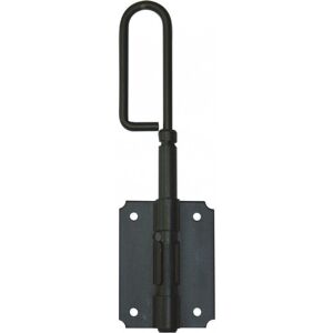 Verrou De Box Porte Cadenas Acier Prépeint, H.70 X L.150 X P.26 Mm