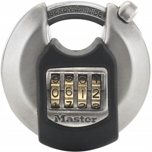 Master Lock Cadenas Disque Excell Acier inox 70 mm M40EURDNUM - Publicité