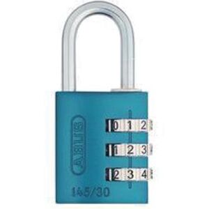 Cadenas ? combinaison ABUS aluminium 145/30 Bleu Lock-Tag - 46614 - Publicité