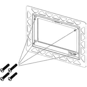 TECE loop / square / now Boulons de réglage 18 à 33 mm (rallonge) pour encadrement, 9820181,