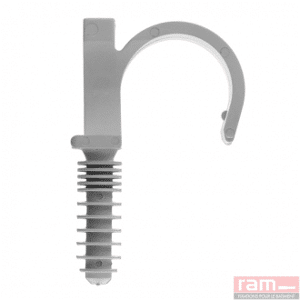 RAM Boîte de 100 ramclip simple pour tube diamètre 16 mm 55816