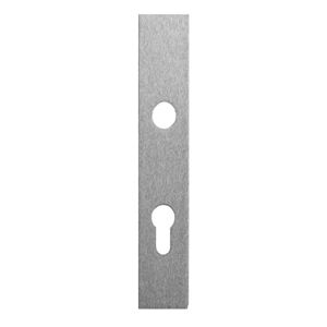 Alpertec Langschildpaar plat inox pour Wohnungseingangstüren PZ distance pour poignée de porte acier inoxydable 32458045K1 72 mm - Publicité