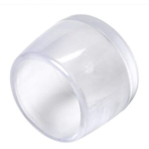 Adsamm ® / 32 x Embouts extérieur/Transparent/Ø 15-16 mm/Rond/Robuste glisseur à Fixer sur Tout Les Jambes Rondes des Meubles/pour Zones sèches et humides. Publicité