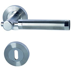 Alpertec Solid 3 R chromé/inox satiné BB-alberts bloque-porte pour chambre poignée de porte acier inoxydable, 88028600C - Publicité