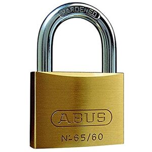 Abus Cadenas laiton 65/60 Serrure de cave, de casier, etc. corps en laiton anse en acier trempé niveau de sécurité 6 - Publicité