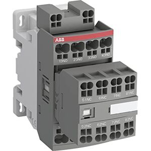 ABB Bloc contacteur NF44EK-11, 4 contacts auxiliaires NO et 4 contacts auxiliaires NC, 24-60V 50/60Hz 20-60V DC, couleur gris, 11,05 x 4,5 x 9,23 cm (référence : 1SBH137005R1144) - Publicité