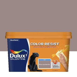 Dulux Valentine Color Resist - Murs&Boiseries; - Mat Brun Cachemire - 2,5L