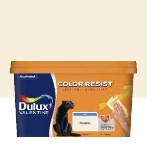 Peinture Dulux Valentine Color Resist - Murs&Boiseries; - Mat Dentelle - 2,5L