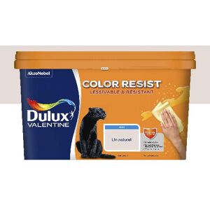 Peinture Dulux Valentine Color Resist - Murs&Boiseries; - Mat Lin Naturel - 2,5L