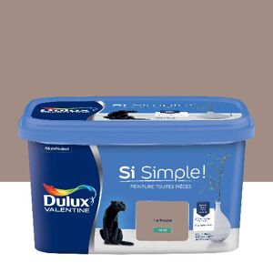 Dulux Valentine Si Simple! - Peinture toutes pièces - Satin Le Taupe - 2,5L