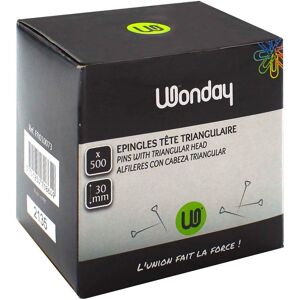 Wonday Epingles tête triangulaire - Boite de 500