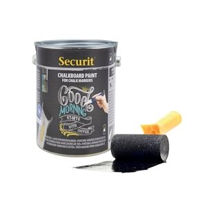 Securit® Pot de peinture ardoise Noir acrylique à base d'eau - 2,5L