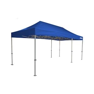 FRANCE BARNUMS Tente pliante PRO 4x6m - ALU 55mm/PVC 580g Norme M1 - bleu - FRANCE-BARNUMS