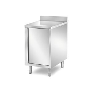 L2G Meuble bar fermé inox 85 x 40 x 70 cm L2G - BAT1/4A/F