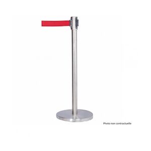 PUJADAS barrière Rétractable en Inox avec Sangle 2 m BleuEn acier inoxydable2000 P19.114 A