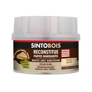 SINTO Mastic sans styrène SINTOBOIS sapin 550g + 30g - SINTO - 33781