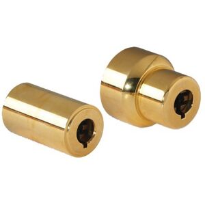 Jeu de cylindre à double pompe pour serrure monopoint horizontale 45mm à 5 ailettes - POLLUX - 921500