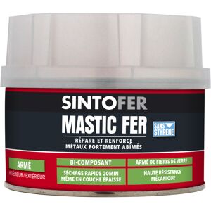 SINTO Mastic armé fer SINTOFER sans styrène boite 550g+20g - SINTO - 30901