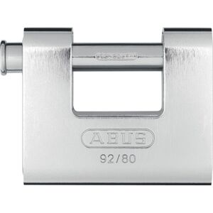Cadenas blindé rectangulaire monobloc 80mm en acier 92-80 - ABUS - 92/80 - Publicité