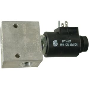 Valve monodirectionnelle 1/2'' 80L/min NC à commande électrique 12V Dansfoss