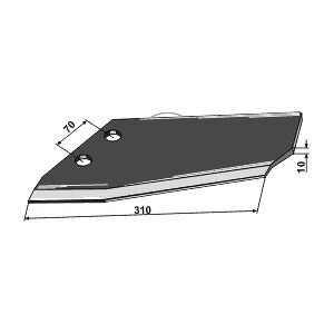 Aileron dechaumeur BRIX Becker renforcé Gauche 205951 Adaptable