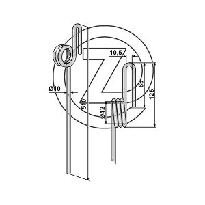 Griffe de semoir Z66181