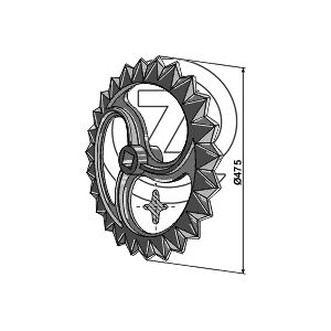 Roue cambridge Amazone 475mm 105021925 Adaptable unisexe - Publicité