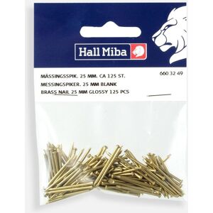 Hallmiba Clou en laiton 25 mm brillant 125 pieces