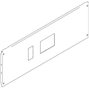 Bticino Panneau Bticino avec 4 vis de fixation pour interrupteurs M4 630 9741/04