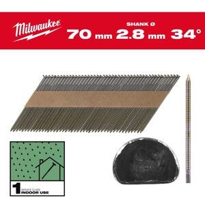 Milwaukee Clous de charpente (2.8x70mm/2.200pcs) 4932492601