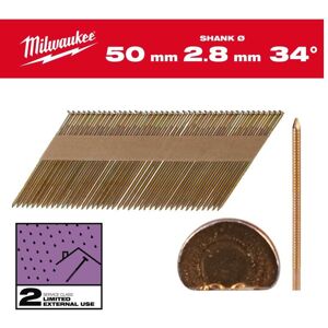 Milwaukee Clous de charpente (2.8x63mm/2.200pcs) 4932492607